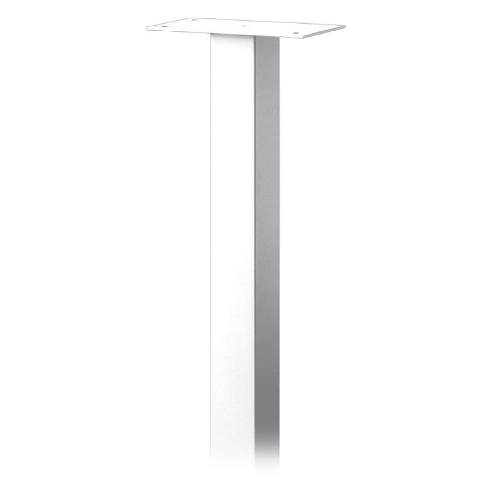 Standard Pedestal - In-Ground Mounted - for Roadside Mailbox, Mail Chest & Mail Package Drop - White
