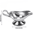 thumbnail image 2 of Torvella Bol à Sauce en Acier Inoxydable avec Bec Verseur et Poignée Distributeur de Sauce, 2 of 2