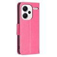 thumbnail image 3 of Pour Xiaomi Redmi Note 13 Deux Papillons Étui en Cuir Embossé (Rose Rouge), iPhone 16 Plus, 3 of 6