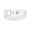 White, variant on Women's Grommet Clear Plus Size Waist Belts forJeans Dresses
