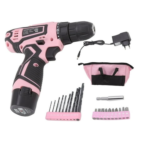 

12V Electric Screwdriver Rechargeable Cordless Compact Drill Driver Hand Tools for Home EU Plug