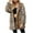 Brown, variant on YANHAIGONG Long Faux Fur Jackets Natural Snow Leopard Cardigan Suit Collar Fluffy Pink Faux Fur Coat Women'S Casual Coat Autumn and Winter New Winter Coats for Women Plus Size Long Length