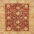 thumbnail image 1 of Ahgly Company Indoor Square Abstract Orange Abstract Area Rugs, 8' Square, 1 of 6