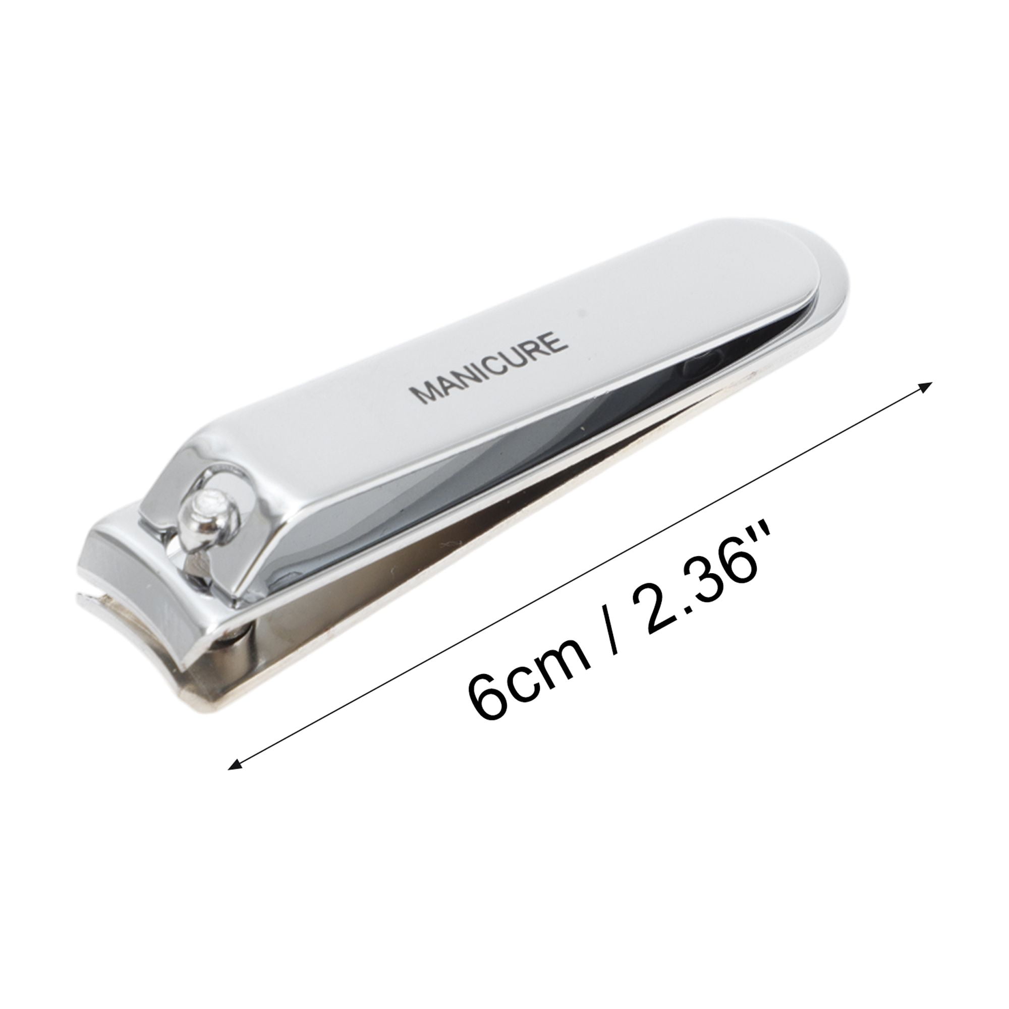 Unique Bargains 4pcs Portable Nail Clippers Set Toenail Clippers Silver Tone 2.36"