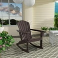 thumbnail image 2 of Afuera Living Modern Outdoor Poly Plastic Adirondack Rocking Chair, 2 of 7