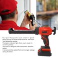 thumbnail image 4 of Cordless Caulking , Sealant  LED Light Rechargeable Multipurpose Leakage Free Auto Retract Design 300ml with 2pcs Backup Battery for Tile US Plug 110-240V, 4 of 8