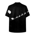 thumbnail image 6 of christmas shirts mens vacation shirts Button Down Tropical Holiday Beach Shirts Short Sleeve Casual Vacation, 6 of 7