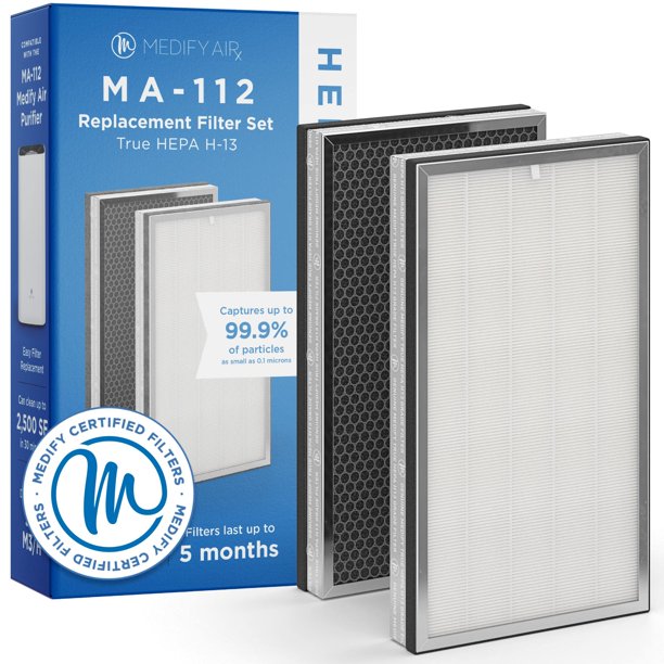 Medify Air MA112 Replacement Filter HEPA Air Filter Replacement for