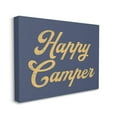 thumbnail image 3 of Stupell Industries Happy Camper Vintage Script Phrase Yellow Accent Canvas Wall Art, 40 x 30, Design by Lil' Rue, 3 of 5