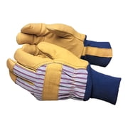Kinco Otto Striped Mens Large Pigskin Leather Palm Thermal Insulated Work Glove