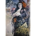 thumbnail image 2 of Lovis Corinth 18x24 Black Ornate Framed Double Matted Museum Art Print Titled: ‘Carmencita’, Portrait of Charlotte Berend-Corinth in Spanish Dress (1924), 2 of 5
