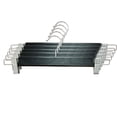 thumbnail image 2 of Simpli Furnished Non-Slip Wooden Hangers for Clothes Hanging Bottoms with Clips and 360° Rotating Hooks, 13.4"x4", 60 Pack, Black, 2 of 5