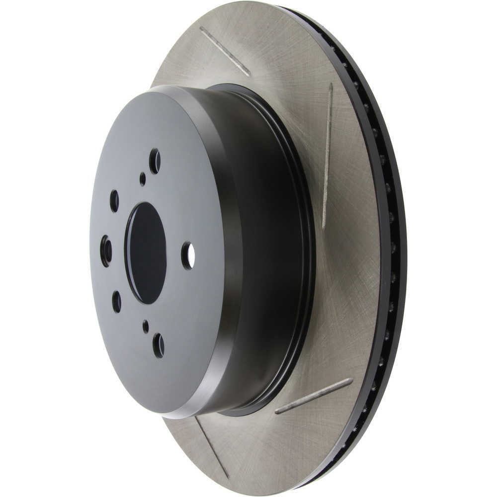 StopTech 13-14 Lexus GS300/350/400/430 Slotted Sport Rear Left Brake Rotor