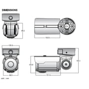 Eyemax Outdoor Bullet IR Camera HD SDI, EX SDI, 8 COB IR 2.8-12mm ( Optional Dual Power )