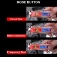 thumbnail image 3 of Power Circuit Probe Tester, LCD Digital Automotive Test Light with Voltmeter&Illumination, DC Auto Voltage Tester, 3 of 8