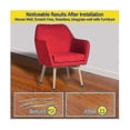 thumbnail image 5 of Extra Small Silicone Chair Leg Floor Protectors, Dark Brown Chair Leg W/wrapped Felt, Dark Silicon-Good, 5 of 5
