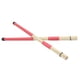 thumbnail image 2 of 2pcs Durable Música Práctica Cepillos de Tambor de Bambú Palos de Percusión Rojo, 2 of 9