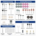 thumbnail image 3 of Kit de accesorios para herramientas rotativas WORKPRO 476PCS para cortar, etc., 3 of 9