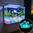 thumbnail image 4 of Glow in The Dark Aquarium Gravel 500g Fluorescent Sand for Vases Fish Tank Decor,A, 4 of 6