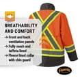 thumbnail image 5 of Pioneer Heavy-Duty Waterproof Reflective Safety Jacket - Multiple Ventilation Panels, 5 of 9