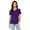 Team Purple, variant on Bella + Canvas Ladies' Relaxed Jersey Short-Sleeve V-Neck T-Shirt - 6405