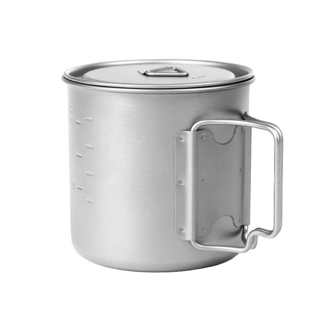 Titanium Water Cup Outdoor Portable Camping Mug Camping Titanium Cup