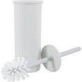thumbnail image 4 of Superio Plastic Toilet Bowl Cleaning Brush and Holder Set - 15"H x 6"W x 5"D, Bathroom Scrubbing Brush, White, 4 of 5