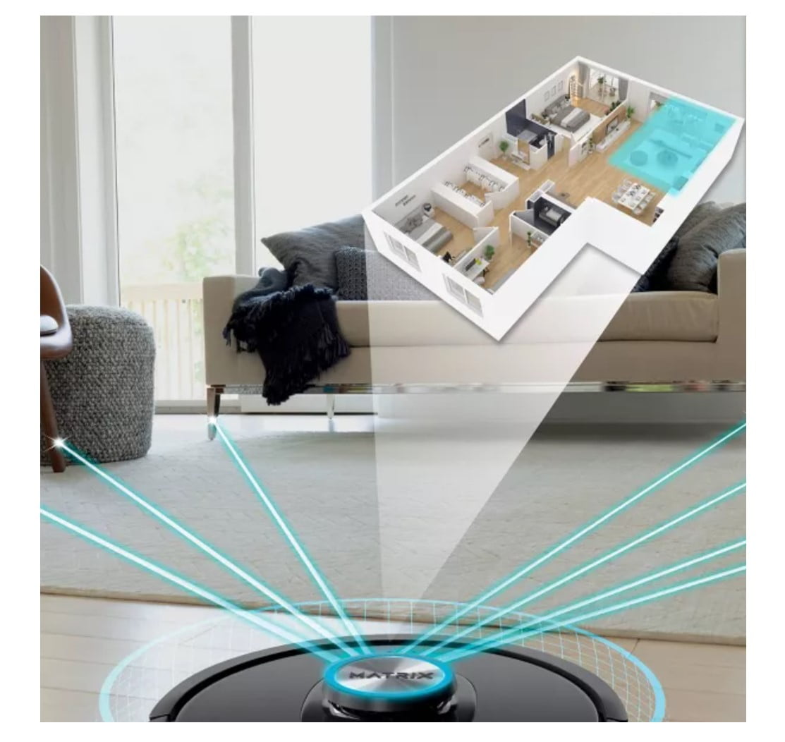 MSI Shark Matrix Cordless Self Emptying Robot Vacuum Bagless Black (RV2310AE)