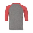 thumbnail image 3 of Bella + Canvas 3200T Toddler 3/4-Sleeve Baseball T-Shirt, 3 of 5