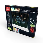 Globe Electric LED Rechargeable Color Changing Glow Light Board with Included USB-C Cable, Markers, Wipes and Stencils
