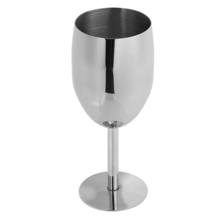 

Stainless Steel Glass Elegant Satin Finish Unbreakable Red Wine Glass