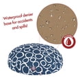 thumbnail image 6 of Majestic Pet Fusion Round Dog Bed Cotton Twill Removable Cover Navy Small 30 x 30 x 4, 6 of 6