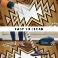 thumbnail image 5 of Brown Southwest Outdoor Rug for Patio/Deck/Porch, Non-Slip Large Area Rug 5 x 8 Ft, Western Rustic Ethnic Mexican Aztec Indoor Outdoor Rugs Washable Area Rugs, Reversible Camping Rug Carpet Runner, 5 of 8