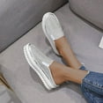 thumbnail image 7 of GERsome Women's Slippers Summer Closed Toe Flat Sandals Rhinestone Glitter On Casual Fashion Slippers Summer Beach Slip on Slipper Sandal, 7 of 7