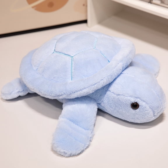13.8in Turtle Stuffed Animal Plush Toy , Toy Pillow for Christmas, Birthday Gift，Sofa Bed Home Decoration，Blue