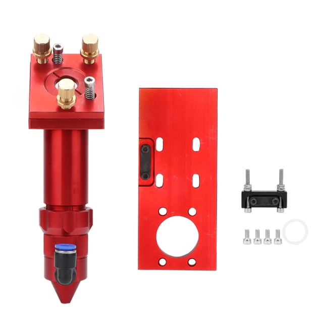 Accesorios para cabezal láser Sincero de aluminio Rojo para máquina de grabado láser tipo B 63,5/101,6 mm