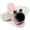 Pink, variant on Knivor Open Toe Fuzzy House Slippers for Women Cute Pom Pom Decor Non Slip Fluffy Indoor Slide Slippers