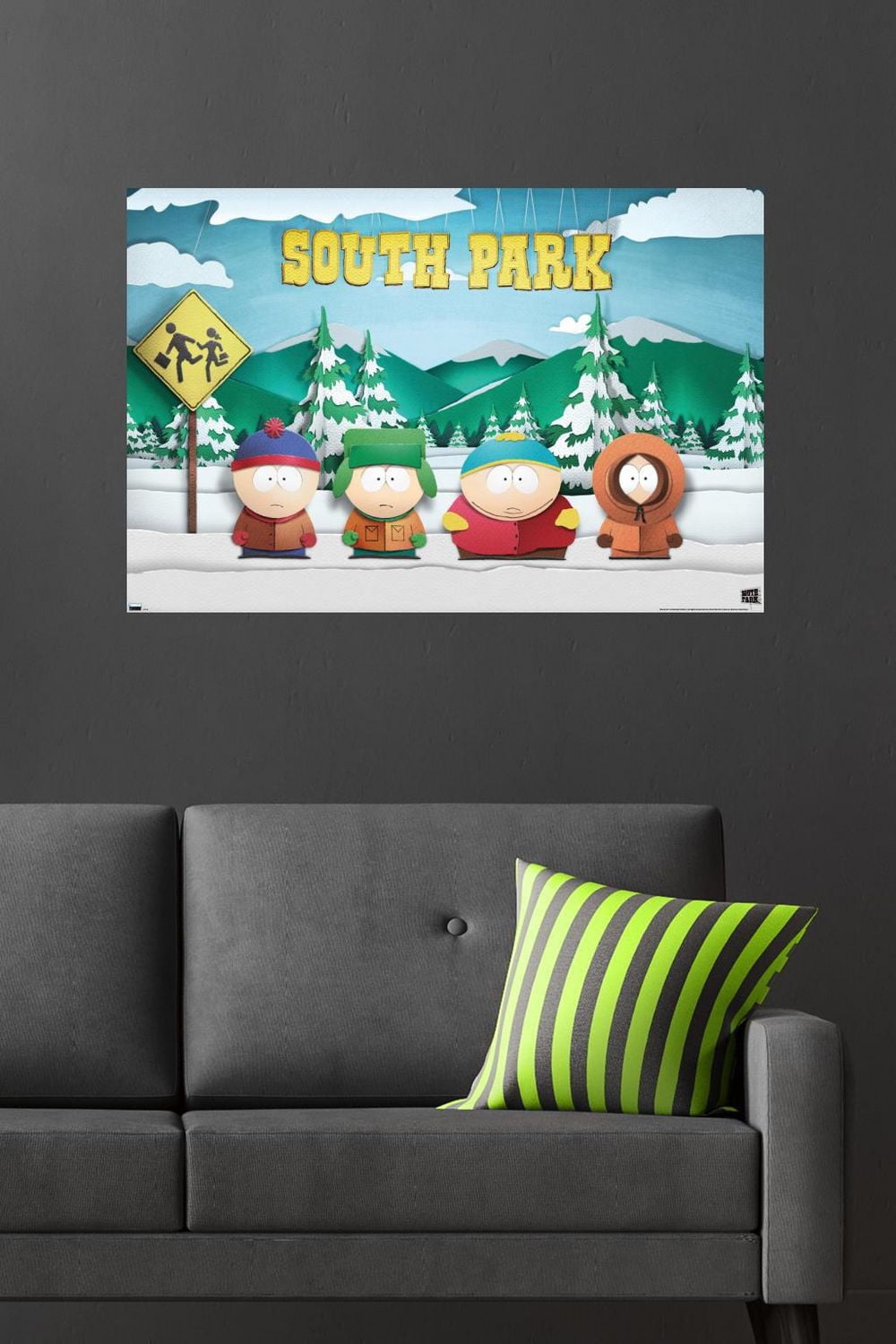 South Park - Bus Stop Wall Poster, 22.375" x 34"