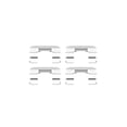 thumbnail image 7 of Detroit Axle - Front Ceramic Brake Pads with Hardware Kit for 2008 2009 2010 2011 Ford Focus, 7 of 7