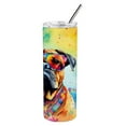 thumbnail image 3 of Carolines Treasures DAC2496TBL20 3 x 8.25 x 3 in. & 20 oz Corgi Hippie Dawg Stainless Steel Skinny Tumbler, 3 of 5