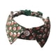 thumbnail image 4 of Collar navideño con pajarita para gato, disfraz navideño ajustable para gato verde, 4 of 9