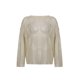 thumbnail image 3 of Top de blusa con capa de rejilla de manga larga de nailon y licra elásticos para mujer XBTCLXEBCO Blanco, Medianaediana, 3 of 6