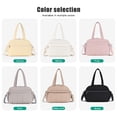 thumbnail image 4 of Soft Lightweight Gym Bag for Women, Duffle Bag for Travel with Wet Pocket, Lightweight Carry on Weekender Duffel, Water Resistant with Multiple Pockets Personal Item Bag, 4 of 9