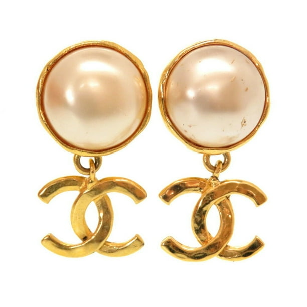 Coco Chanel Pearl Earrings