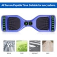 thumbnail image 2 of SISIGAD 6.5" Two-Wheel Self Balancing Hoverboard with Bluetooth and LED Lights Electric Scooter Hoverboard for Kids Blue, 2 of 5