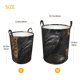 thumbnail image 3 of Balery Gothic Raven Portrait Cesta de ropa redonda con asas, impermeable, independiente, para ropa, juguetes, dormitorio y familia-Medium, 3 of 6