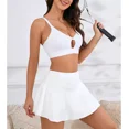 thumbnail image 2 of 2 Es 1 Pantalones Cortos Falda De Tenis Deportiva De Yoga, 2 of 8