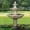 #4 Brown, variant on Hamiedun 35'' H 3-Tier Outdoor Water Fountain - With Submersible Electric Pump- Garden Cascading Waterfall for Yard Patio Lawn Home Decor
