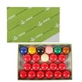 thumbnail image 3 of ASKA SB01A Ensemble de Balles de Snooker Grade A - 22 Balles de Piscine Régulières de Qualité Supérieure 2-1/4 Pouces avec 15 Rouges et 6 Couleurs de Pointage, 3 of 5