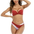 thumbnail image 2 of TIMIFIS Women's Bikini Swimsuit Tie Low Rise Two Piece Bathing Suit, 2 of 7
